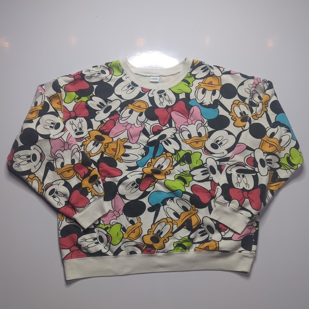 Disney Mickey And Friends Crew Neck Sweatshirt Size XXL (19)